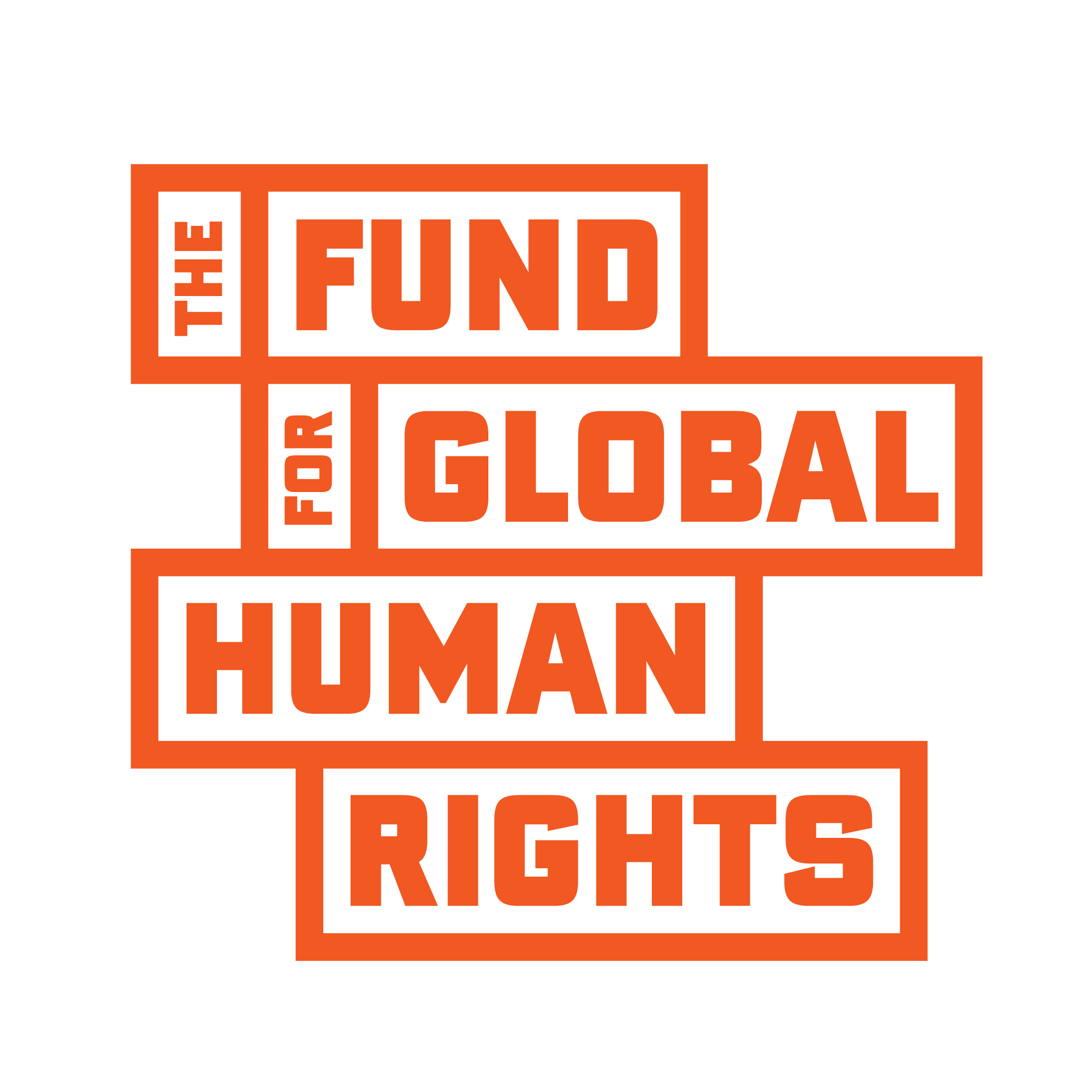 Donor organizations logos including MISEREOR, European Union, Fund Global Human Rights, and Rainforest Trust